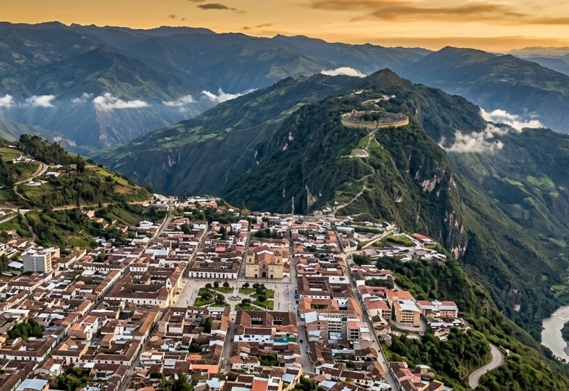 Espaço para foto própria da Cidade Amuralhada de Kuélap no Peru