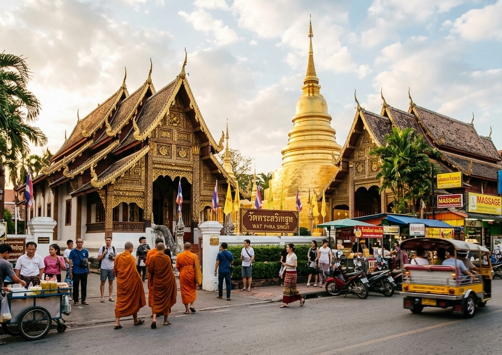 Espaço visual para foto de Chiang Mai
