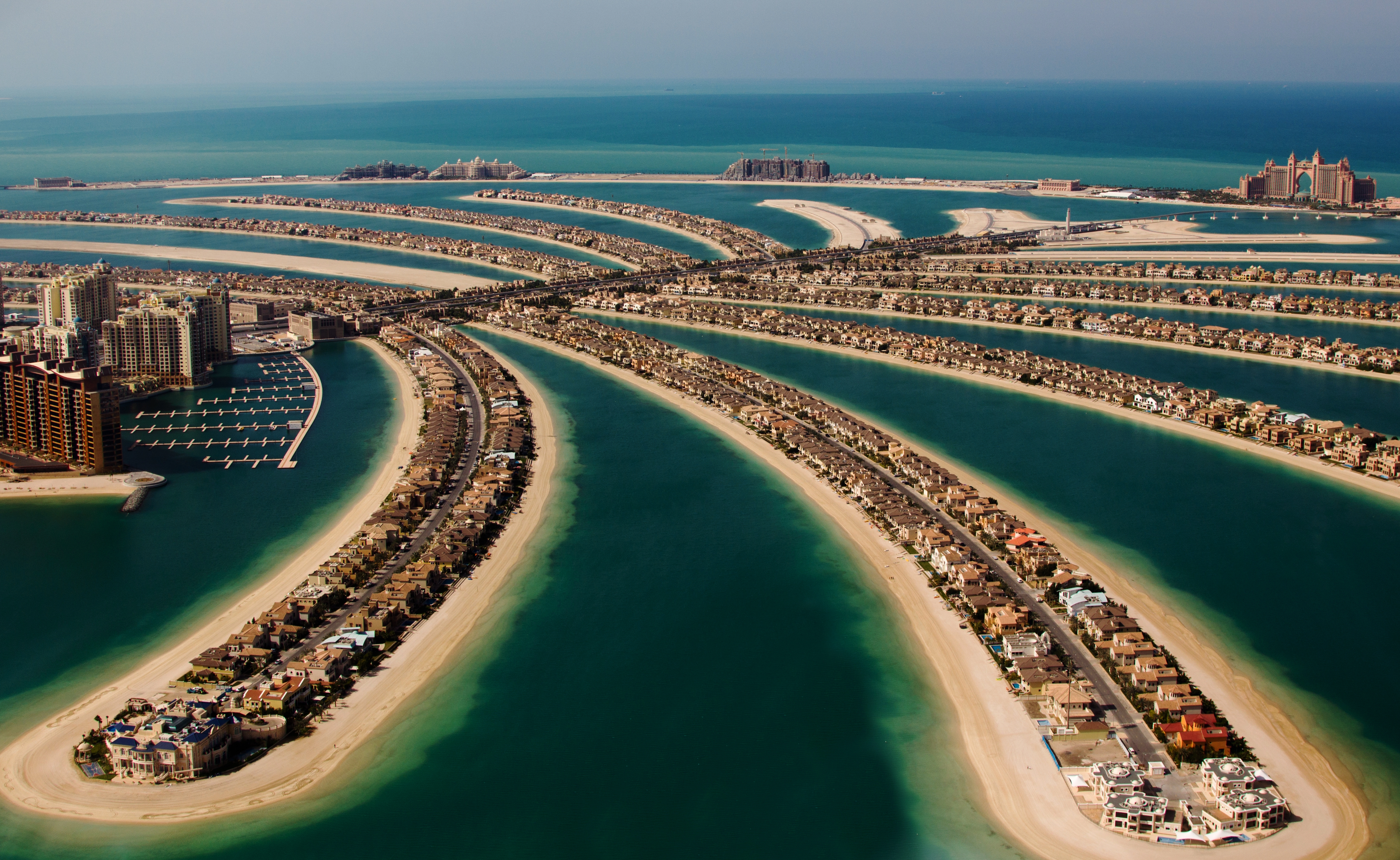 Espaço para foto própria da Palm Jumeirah em Dubai