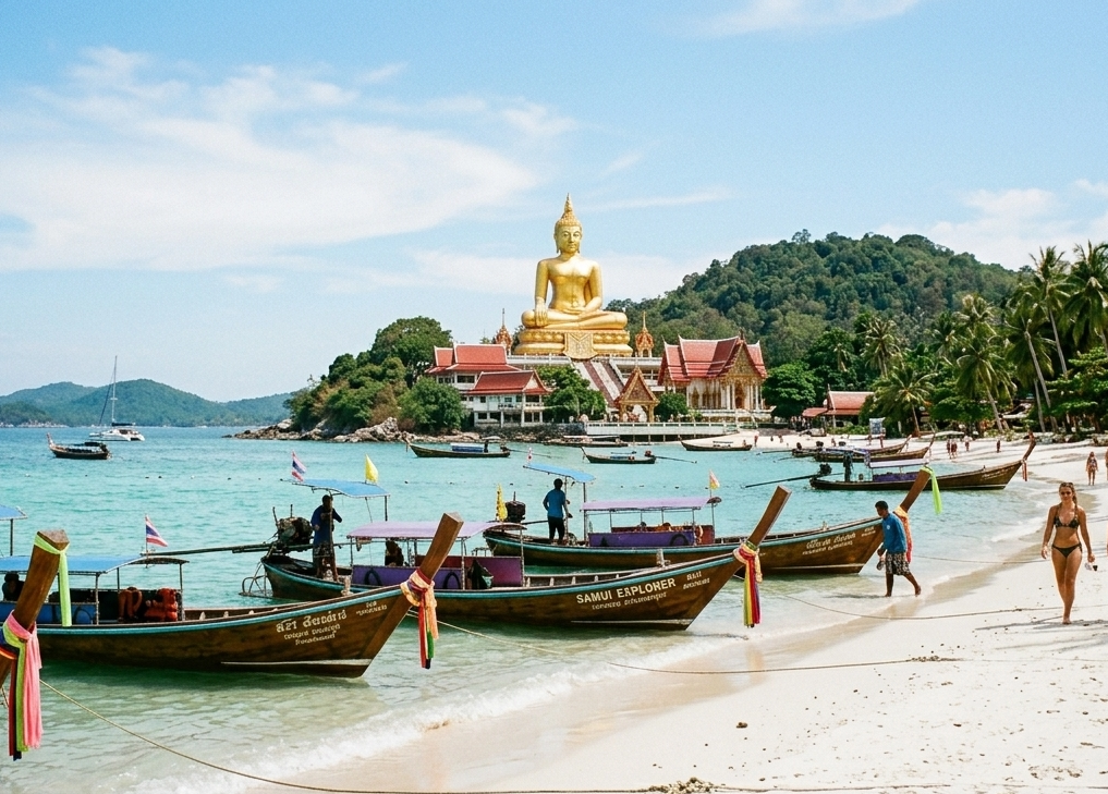 Espaço visual para foto de Koh Samui