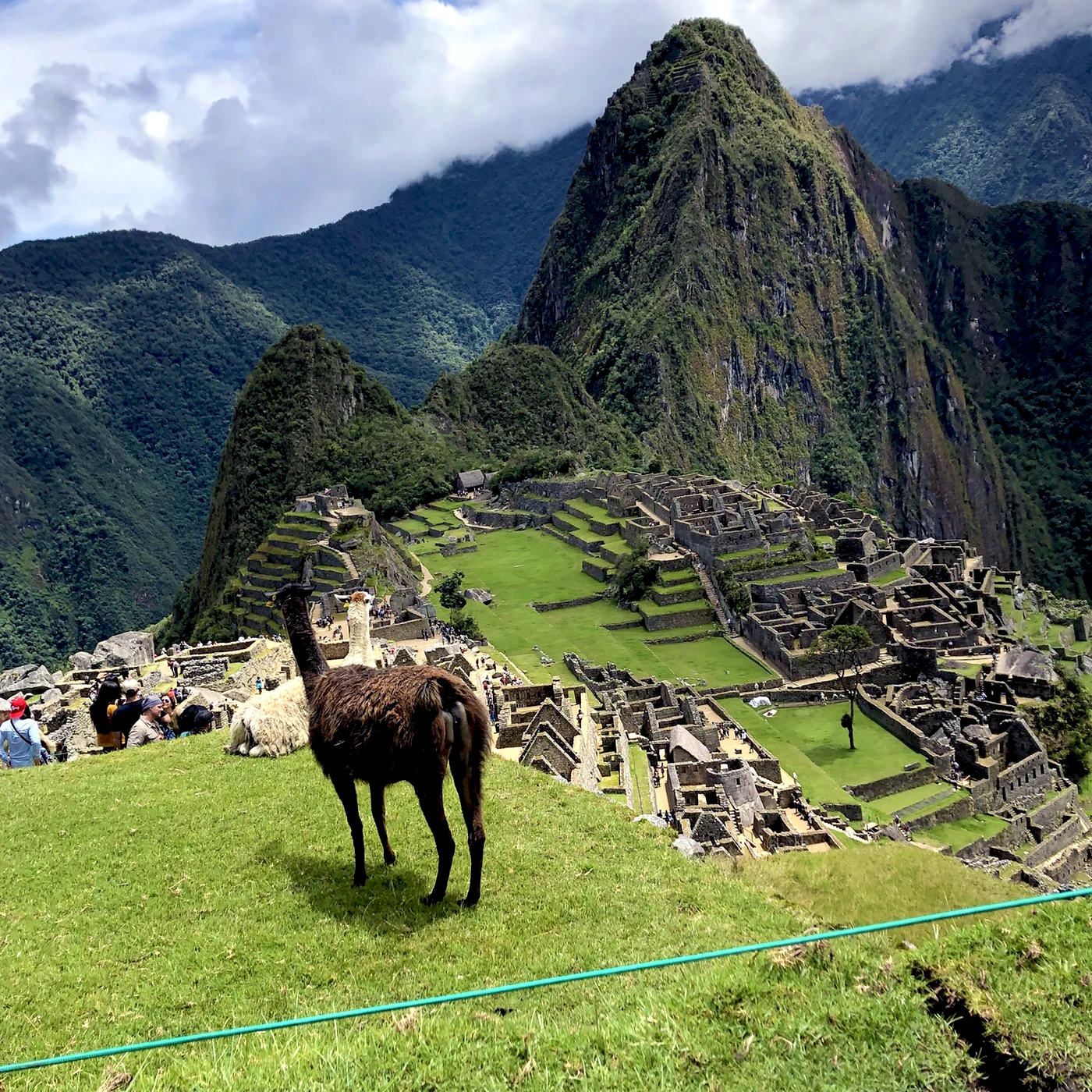 Espaço para foto própria de Machu Picchu, Peru